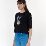 Black – Graffiti Rabbit T W - Image 3