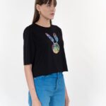 Black – Graffiti Rabbit T W - Image 4