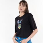 Black – Graffiti Rabbit T W - Image 10