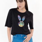 Black – Graffiti Rabbit T W - Image 11