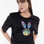 Black – Graffiti Rabbit T W - Image 13